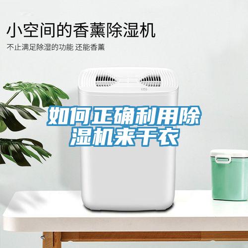如何正確利用除濕機(jī)來干衣