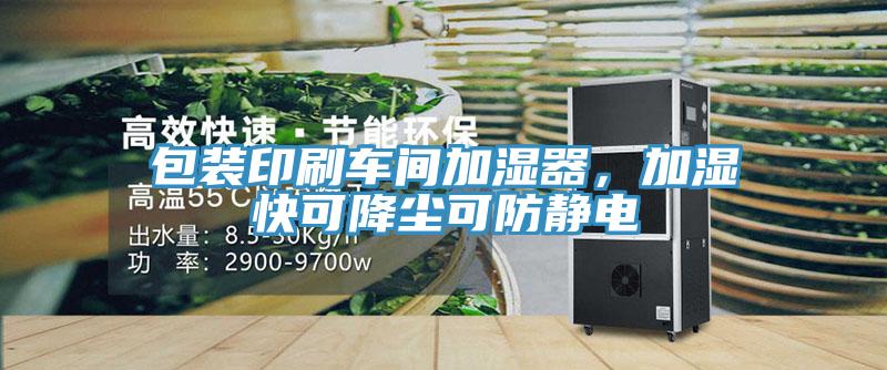 包裝印刷車間加濕器，加濕快可降塵可防靜電